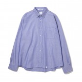 BEDWIN-L:S BD OX SHIRT 「BRIAN」 - Blue