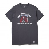 BEDWIN-S:S PRINT TEE 「SUGGS」 - Charcoal