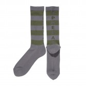 C.E : CAV EMPT-TPMEVAC STRIPE SOCKS - Grey