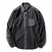 ENGINEERED GARMENTS-Work Shirt - Big HB St. - Grey
