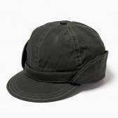 and wander-cotton nylon ox cap - Black