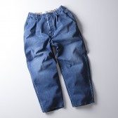 CURLY-MAZARINE WIDE TROUSERS - Antique Indigo