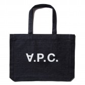 A.P.C.-V.P.C. ショッピングバッグ 横 - Indigo