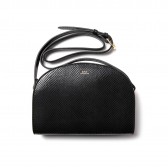 A.P.C.-ハーフムーンバッグ - スネーク柄 - Black