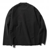 AURALEE-SUPER MILLED SWEAT CUT-OFF P:O - Black