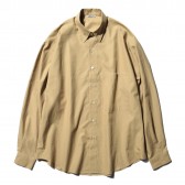 AURALEE-WASHED FINX TWILL BIG SHIRTS - Beige
