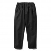 AURALEE-WOOL KERSEY EASY PANTS - Black