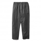 AURALEE-WOOL KERSEY EASY PANTS - Charcoal Gray