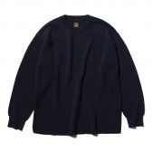 BATONER-両畦クルーネックプルオーバー - Navy