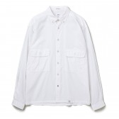 BEDWIN-L:S SHIRT JACKET 「MARSHALL」 - White