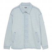C.E : CAV EMPT-BLEACHED NOISE DENIM JACKET - Indigo