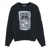 C.E : CAV EMPT-MD SECURITY CREW NECK - Black