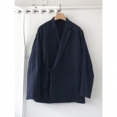 COMOLI-コットンネル ジャケット - Navy
