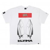 ELVIRA-TIGER&WOMAN BIG T-SHIRT - White