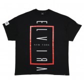 ELVIRA-VERTICAL NYC BIG T-SHIRT - Black