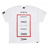 ELVIRA-VERTICAL NYC BIG T-SHIRT - White