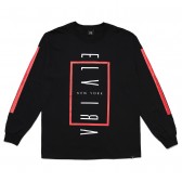 ELVIRA-VERTICAL NYC L:S T-SHIRT - Black