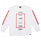 ELVIRA-VERTICAL NYC L:S T-SHIRT - White
