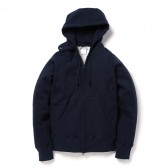 ENGINEERED GARMENTS-EG Workaday Raglan Zip Hoody - Navy