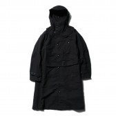 ENGINEERED GARMENTS-Riding Coat - Cotton Double Cloth - Black