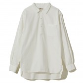 NAISSANCE-PULLOVER LONG SHIRT - White