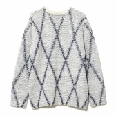 NAISSANCE-TRELLIS PATTERN KNIT - Ivory