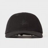 STUSSY-Basic Logo Low Pro Cap - Black