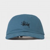 STUSSY-Basic Logo Low Pro Cap - Blue