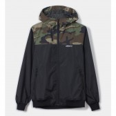 STUSSY-Hide Up Windbreaker - Black