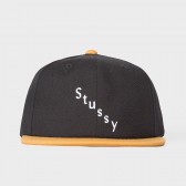 STUSSY-Lydian Two Tone Cap - Black