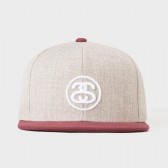 STUSSY-SS-Link FA17 Cap - Grey Heather