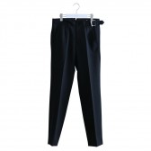 NEON SIGN-SIDE ADJUSTER SLACKS GABARDINE - Black