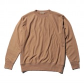 AURALEE-SUPER HIGH GAUGE SWEAT P:O - Brown