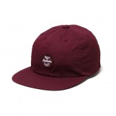 BEDWIN-6 PANEL BASEBALL CAP 「GREG」 - Burgundy