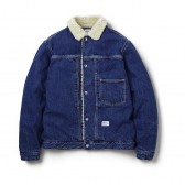 BEDWIN-L:S DENIM BOA JACKET FD 「GOODMAN」 - Indigo