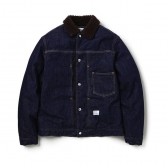 BEDWIN-L:S DENIM BOA JACKET OW 「GOODMAN」 - Indigo