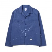 BEDWIN-L:S MILITARY SHIRT JACKET 「CLIFF」 - Blue