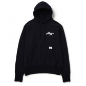 BEDWIN-L:S PULLOVER HOODED SWEAT 「KLUM」 - Black