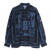 C.E : CAV EMPT-FRAME DENIM BIG SHIRT - Indigo