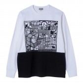 C.E : CAV EMPT-MD TIMETURN LONG SLEEVE T - White