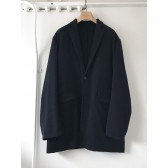 COMOLI-ウール 中綿チェスター - Navy