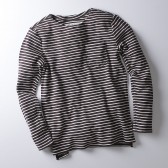 CURLY-BRIGHT LS BORDER TEE