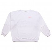 ELVIRA-BREAK DOLMAN SWEAT - White