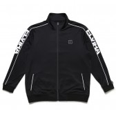 ELVIRA-BREAK JERSEY JACKET - Black × White