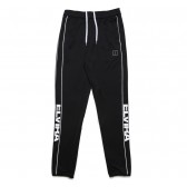 ELVIRA-BREAK JERSEY PANTS - Black × White