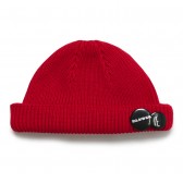 ELVIRA-SHORT BEANIE - Red
