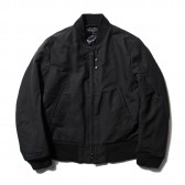ENGINEERED GARMENTS-Aviator Jacket - Cotton Double Cloth - Black