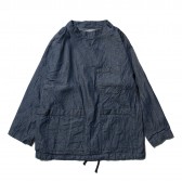 ENGINEERED GARMENTS-EG Workaday Smock Popover - 8oz Denim - Indigo