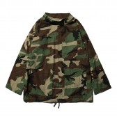 ENGINEERED GARMENTS-EG Workaday Smock Popover - Ripstop - Woodland Camo