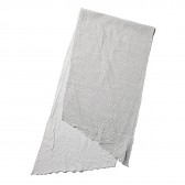 ENGINEERED GARMENTS-Long Scarf - H.Grey Double Gauze - Polka Dot